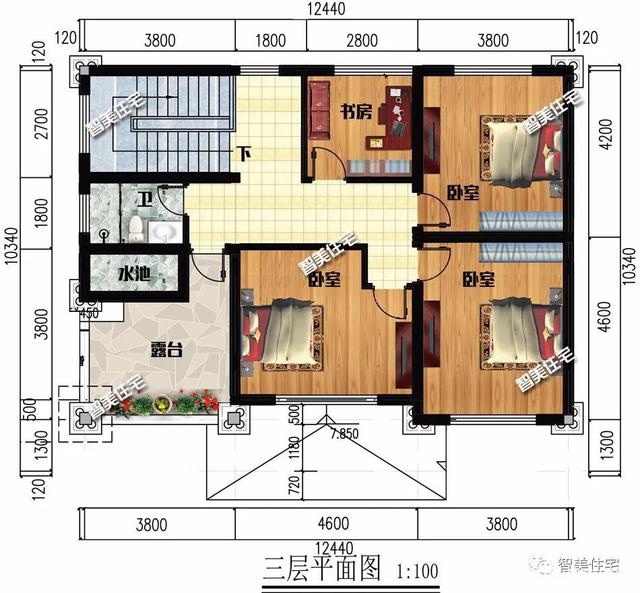 2棟農村別墅設計圖