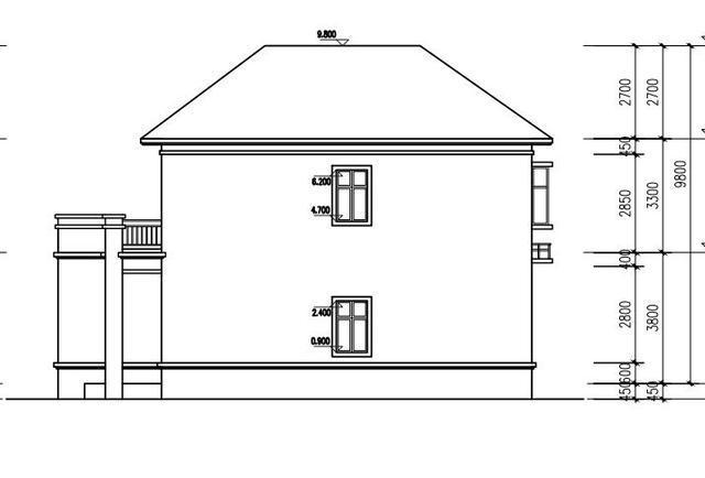 農村小型經(jīng)濟實(shí)用型別墅設計圖