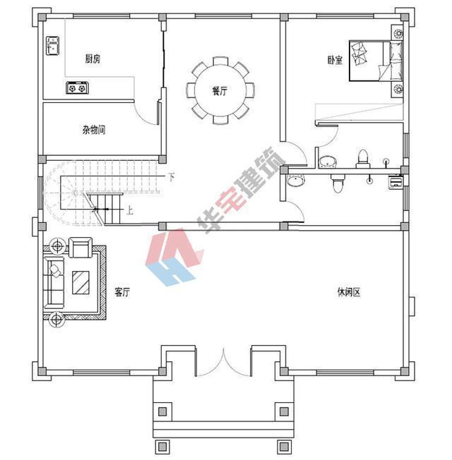 農村三層自建別墅設計圖紙